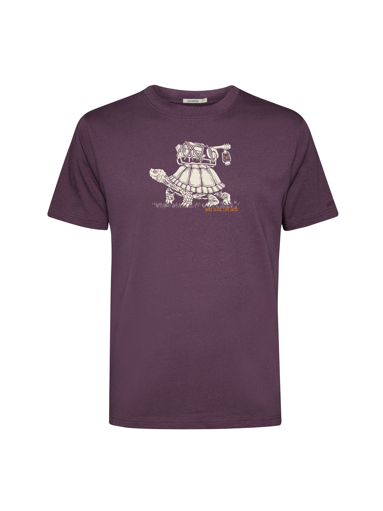 Berry Bark: Lässiges Oversize-T-Shirt aus Bio-Baumwolle für Herren [25880]