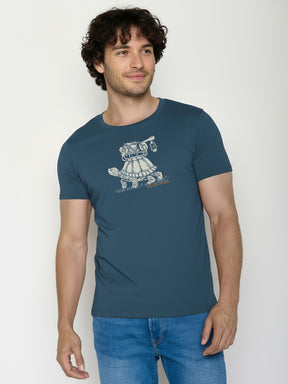 Blue Pine: Sportliches T-Shirt aus Bio-Baumwolle für Herren [25886]