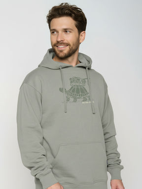 Moos Mint: Gemütlicher Hoodie aus Bio-Baumwolle für Herren [25893]