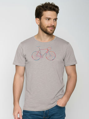 Sandstone: Sportliches T-Shirt aus Bio-Baumwolle für Herren [25912]