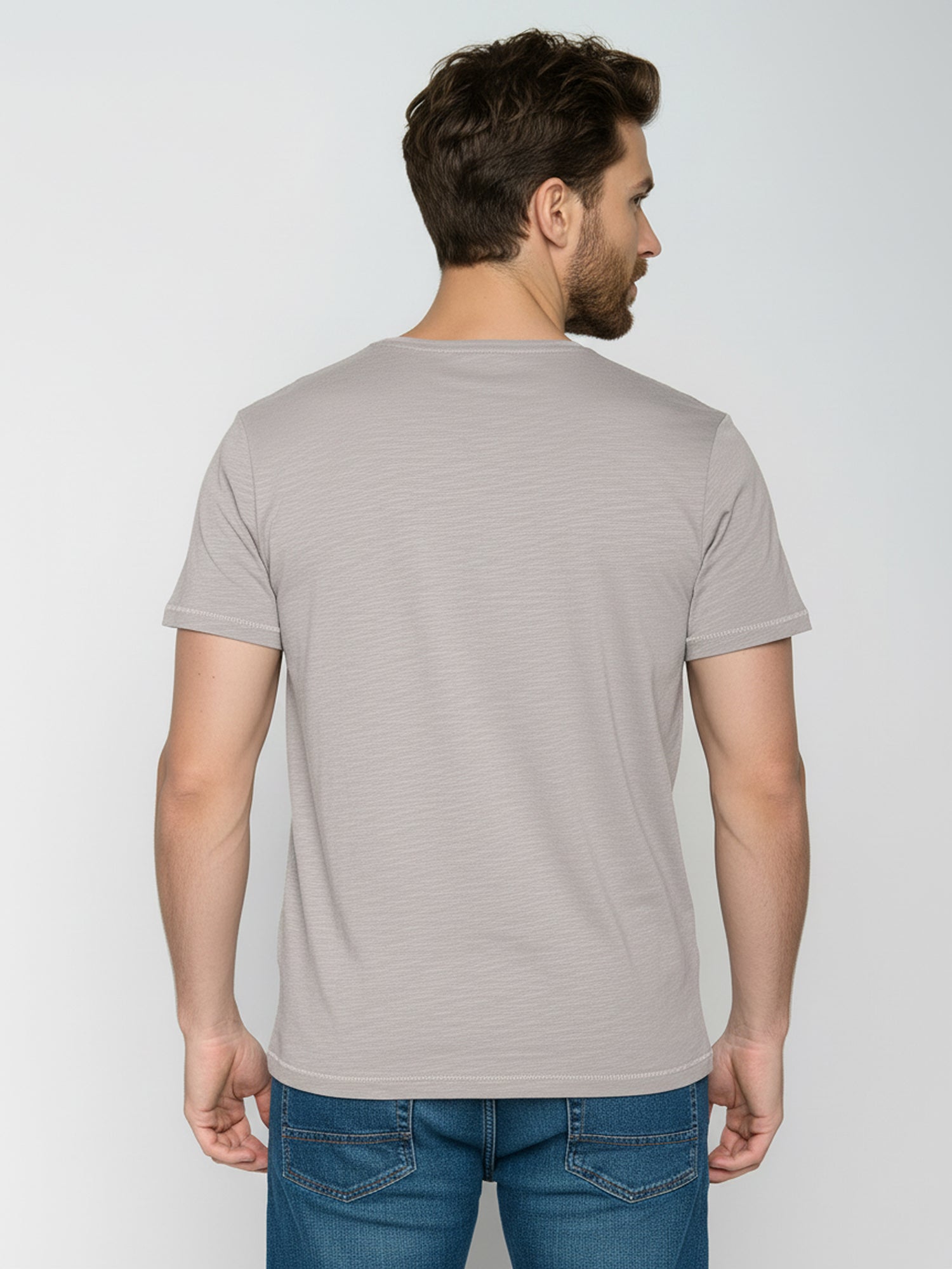 Sandstone: Sportliches T-Shirt aus Bio-Baumwolle für Herren [25914]