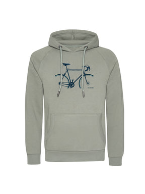 Moos Mint: Hoodie aus Bio-Baumwolle mit Raglan-Arm für Herren [25930]