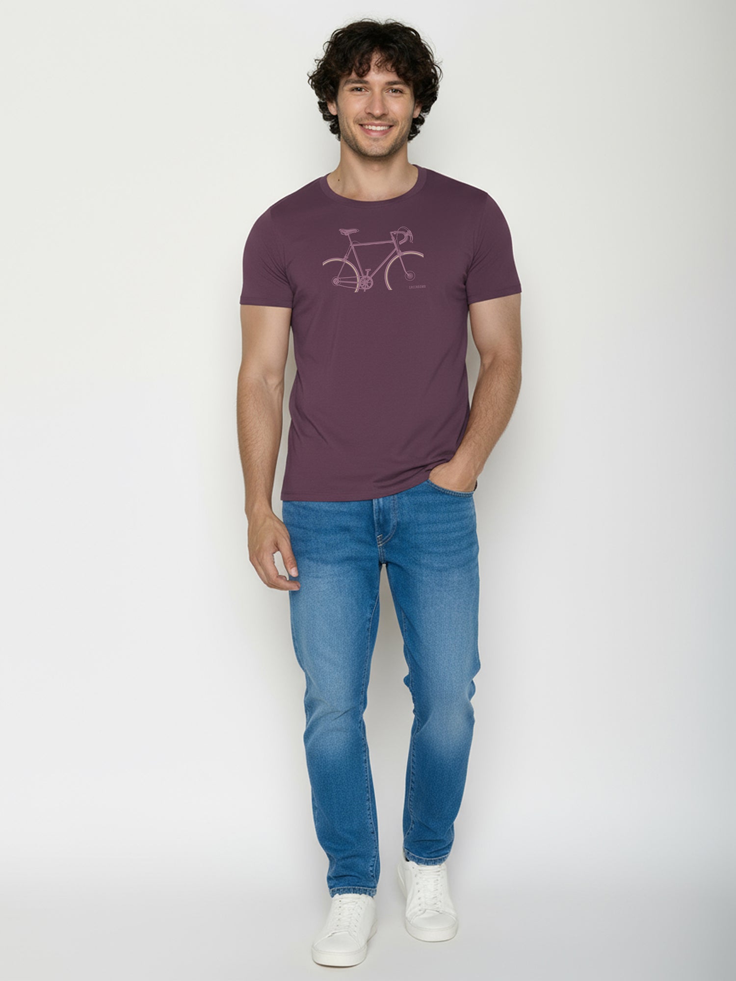 Berry Bark: Sportliches T-Shirt aus Bio-Baumwolle für Herren [25933]