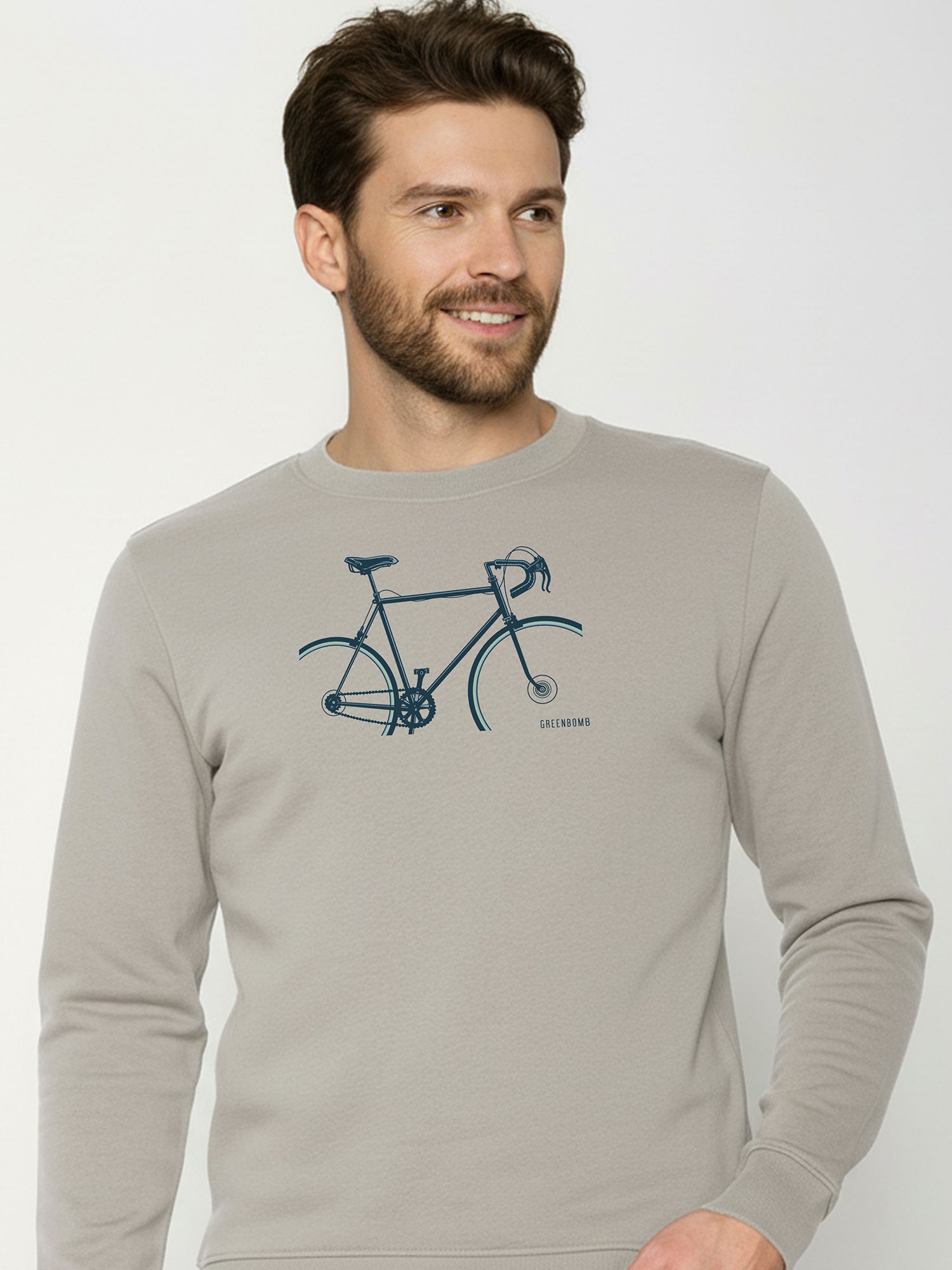 Sandstone: Gemütliches Sweatshirt aus Bio-Baumwolle für Herren [25937]