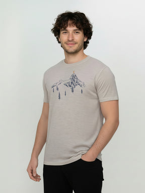 Sandstone: Funktionales T-Shirt aus Merino-Wolle für Herren [25947]
