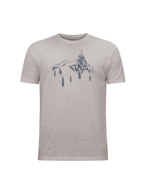Sandstone: Funktionales T-Shirt aus Merino-Wolle für Herren [25951]