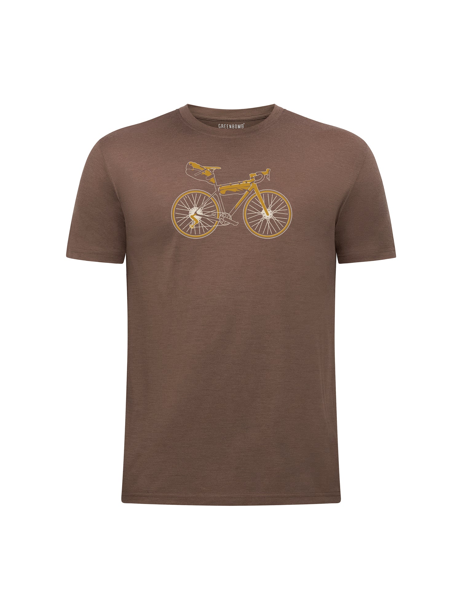 Earth Wood: Funktionales T-Shirt aus Merino-Wolle für Herren [25956]