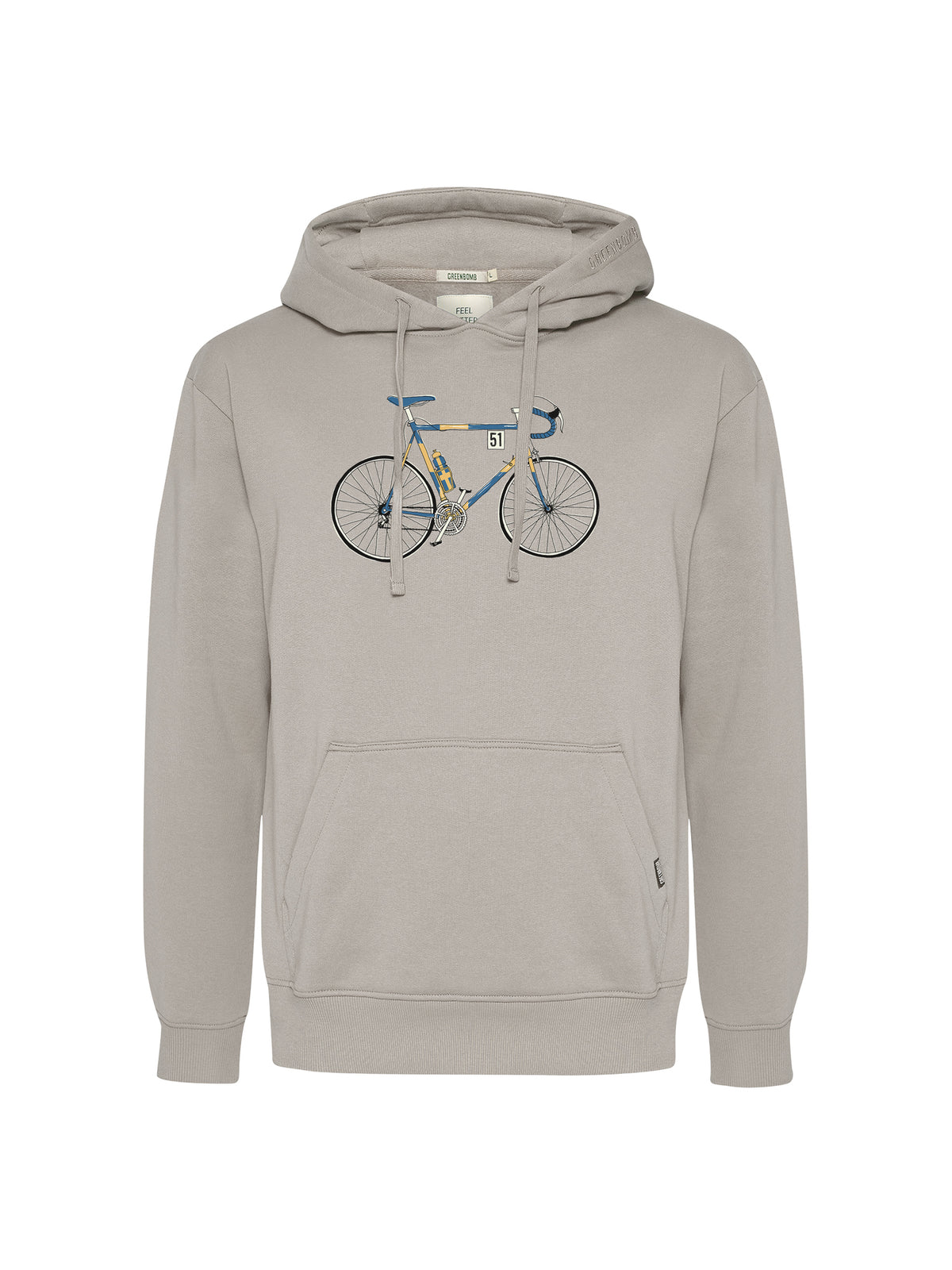 Sandstone: Gemütlicher Hoodie aus Bio-Baumwolle für Herren [25961]
