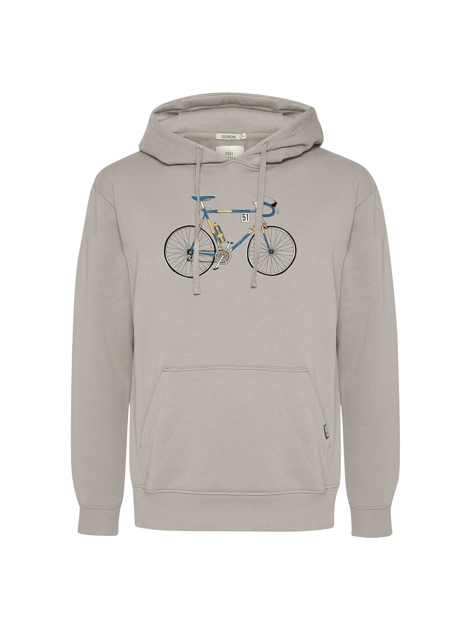 Sandstone: Gemütlicher Hoodie aus Bio-Baumwolle für Herren [25961]