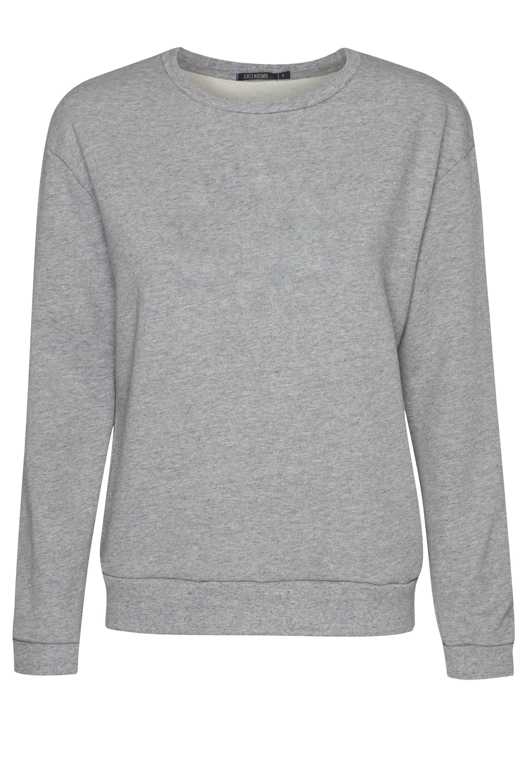 Heather Grey: Gemütliches Sweatshirt aus Bio-Baumwolle für Damen [232]