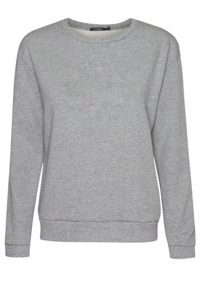 Heather Grey: Gemütliches Sweatshirt aus Bio-Baumwolle für Damen [232]