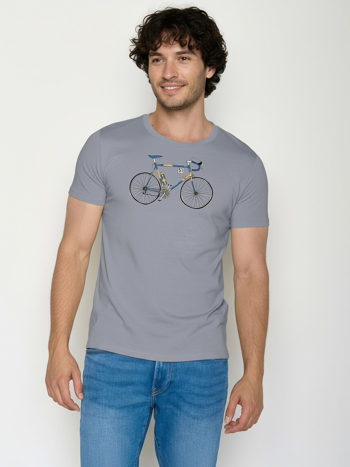 Sea Smoke: Sportliches T-Shirt aus Bio-Baumwolle für Herren [25972]