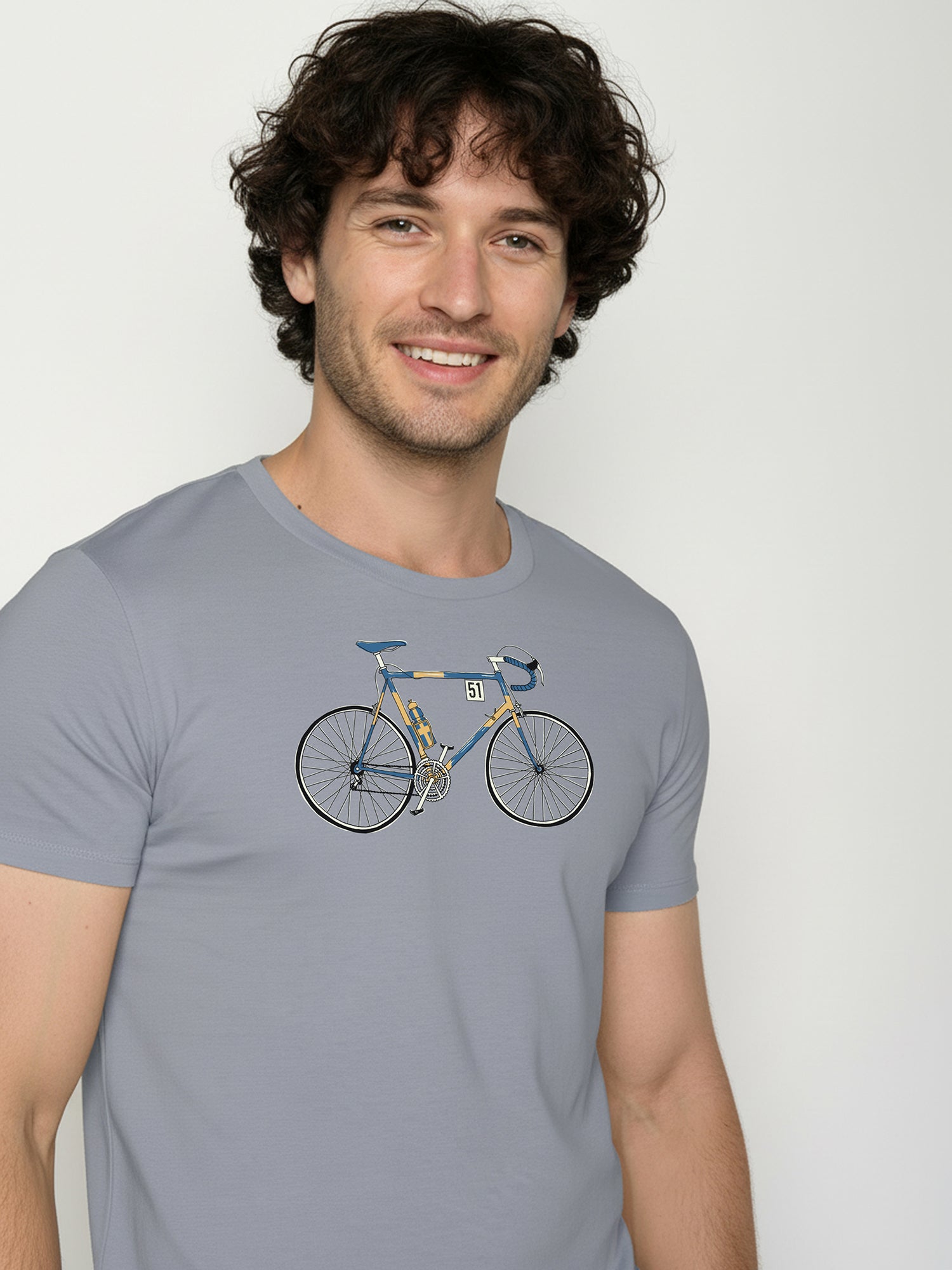 Sea Smoke: Sportliches T-Shirt aus Bio-Baumwolle für Herren [25973]