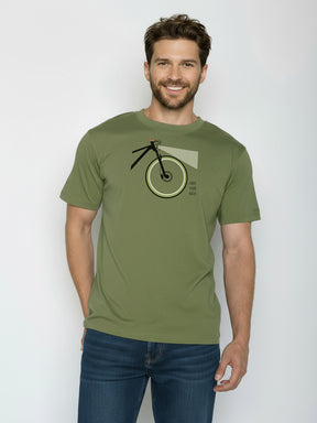 Dark Seed: Lässiges Oversize-T-Shirt aus Bio-Baumwolle für Herren [25993]