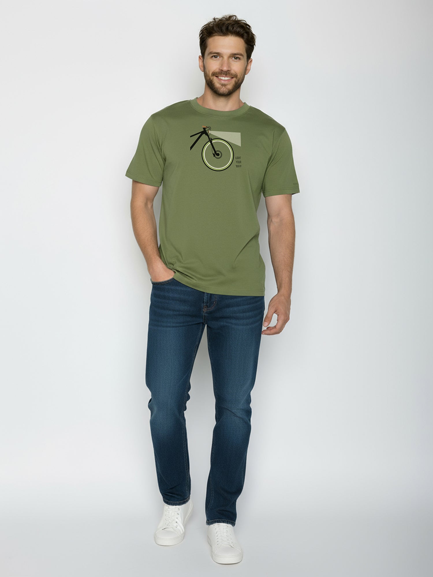 Dark Seed: Lässiges Oversize-T-Shirt aus Bio-Baumwolle für Herren [25995]