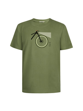 Dark Seed: Lässiges Oversize-T-Shirt aus Bio-Baumwolle für Herren [25997]