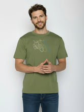 Dark Seed: Lässiges Oversize-T-Shirt aus Bio-Baumwolle für Herren [26008]