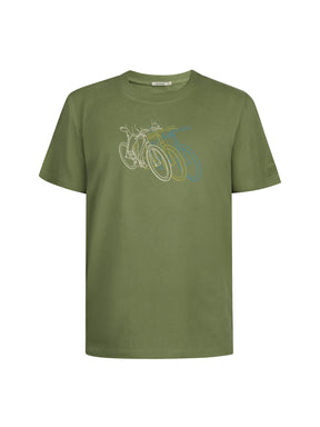 Dark Seed: Lässiges Oversize-T-Shirt aus Bio-Baumwolle für Herren [26012]