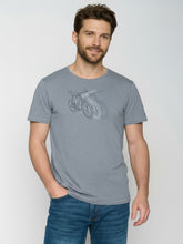 Sea Smoke: Sportliches T-Shirt aus Bio-Baumwolle für Herren [26013]