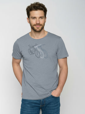 Sea Smoke: Sportliches T-Shirt aus Bio-Baumwolle für Herren [26014]