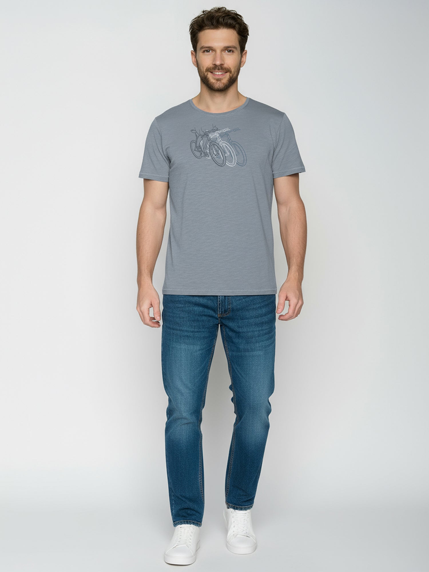 Sea Smoke: Sportliches T-Shirt aus Bio-Baumwolle für Herren [26015]