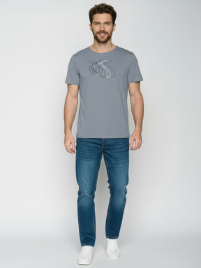 Sea Smoke: Sportliches T-Shirt aus Bio-Baumwolle für Herren [26015]