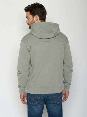 Moos Mint: Gemütlicher Hoodie aus Bio-Baumwolle für Herren [26026]