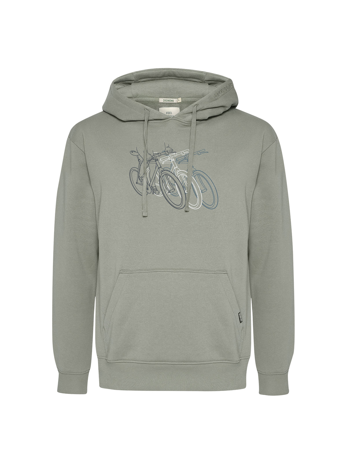 Moos Mint: Gemütlicher Hoodie aus Bio-Baumwolle für Herren [26027]