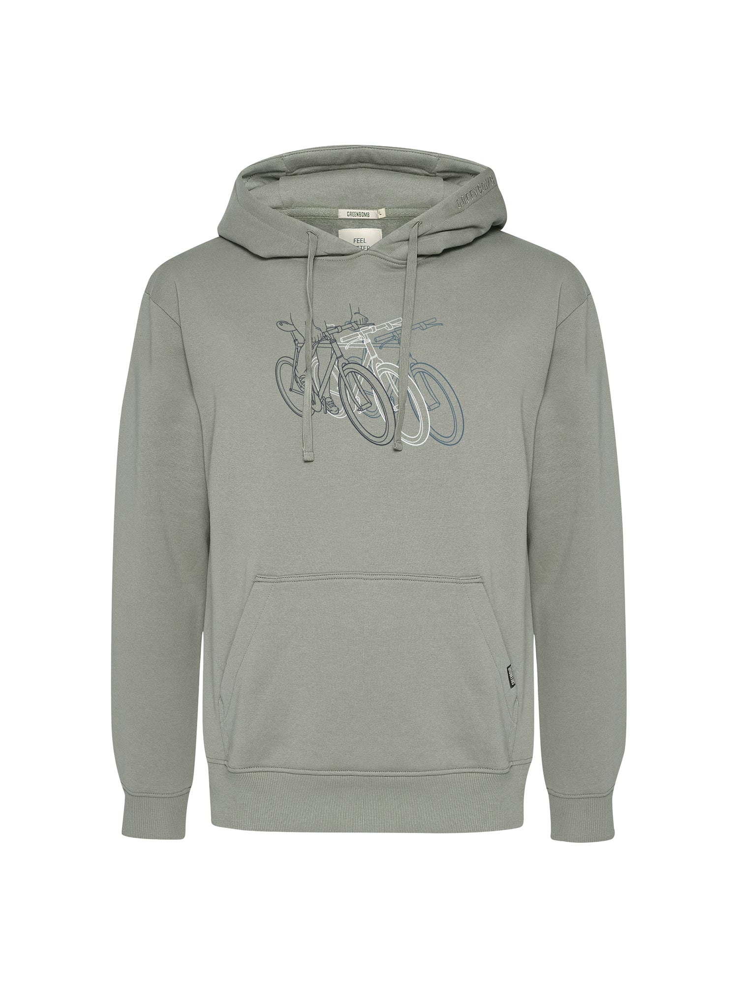 Moos Mint: Gemütlicher Hoodie aus Bio-Baumwolle für Herren [26027]
