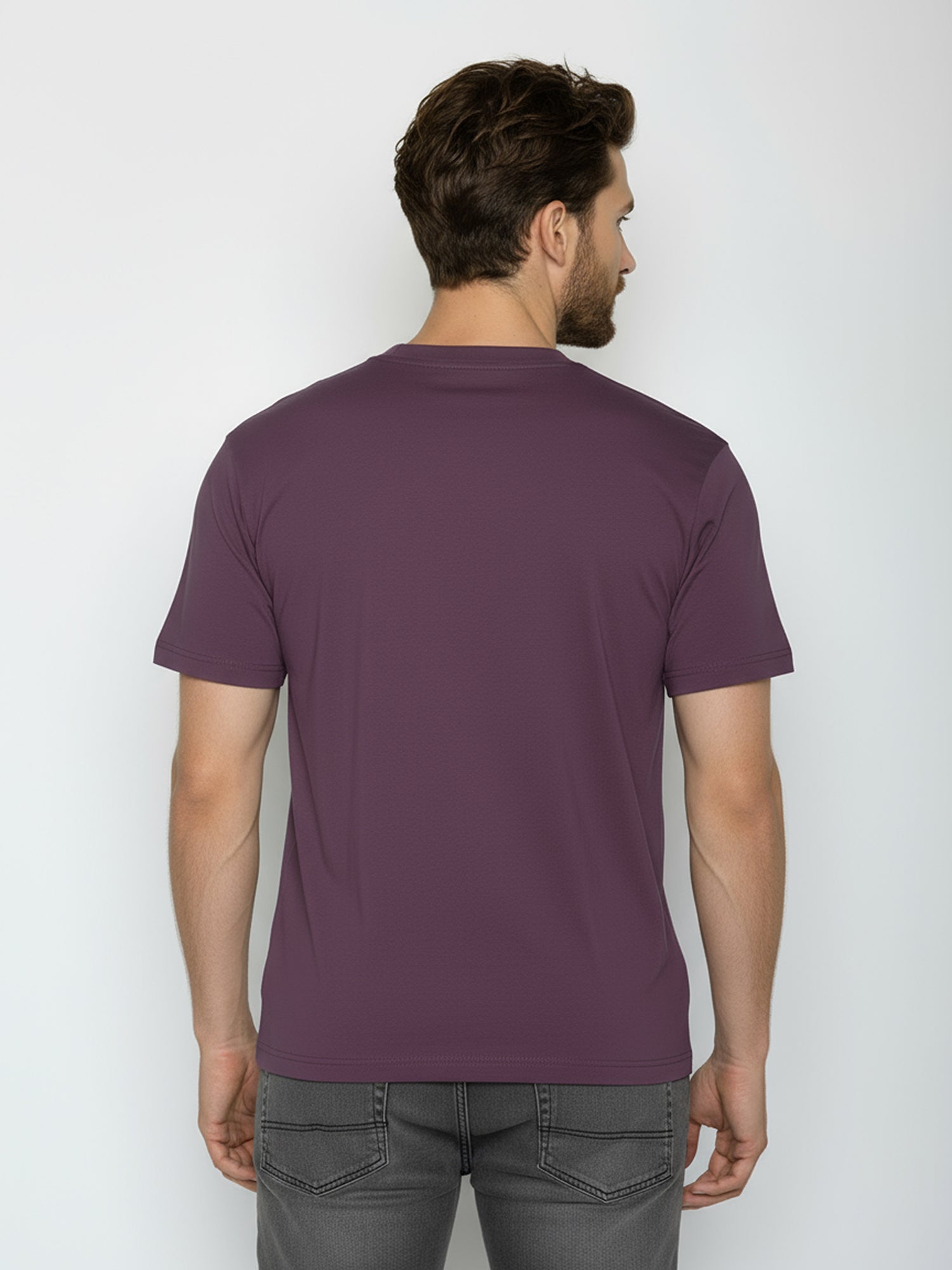 Berry Bark: Lässiges Oversize-T-Shirt aus Bio-Baumwolle für Herren [26031]