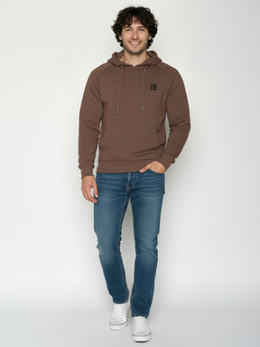 Earth Wood: Hoodie aus Bio-Baumwolle mit Raglan-Arm für Herren [26045]