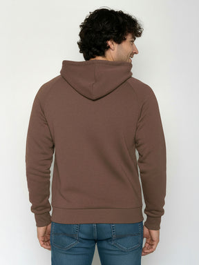 Earth Wood: Hoodie aus Bio-Baumwolle mit Raglan-Arm für Herren [26046]