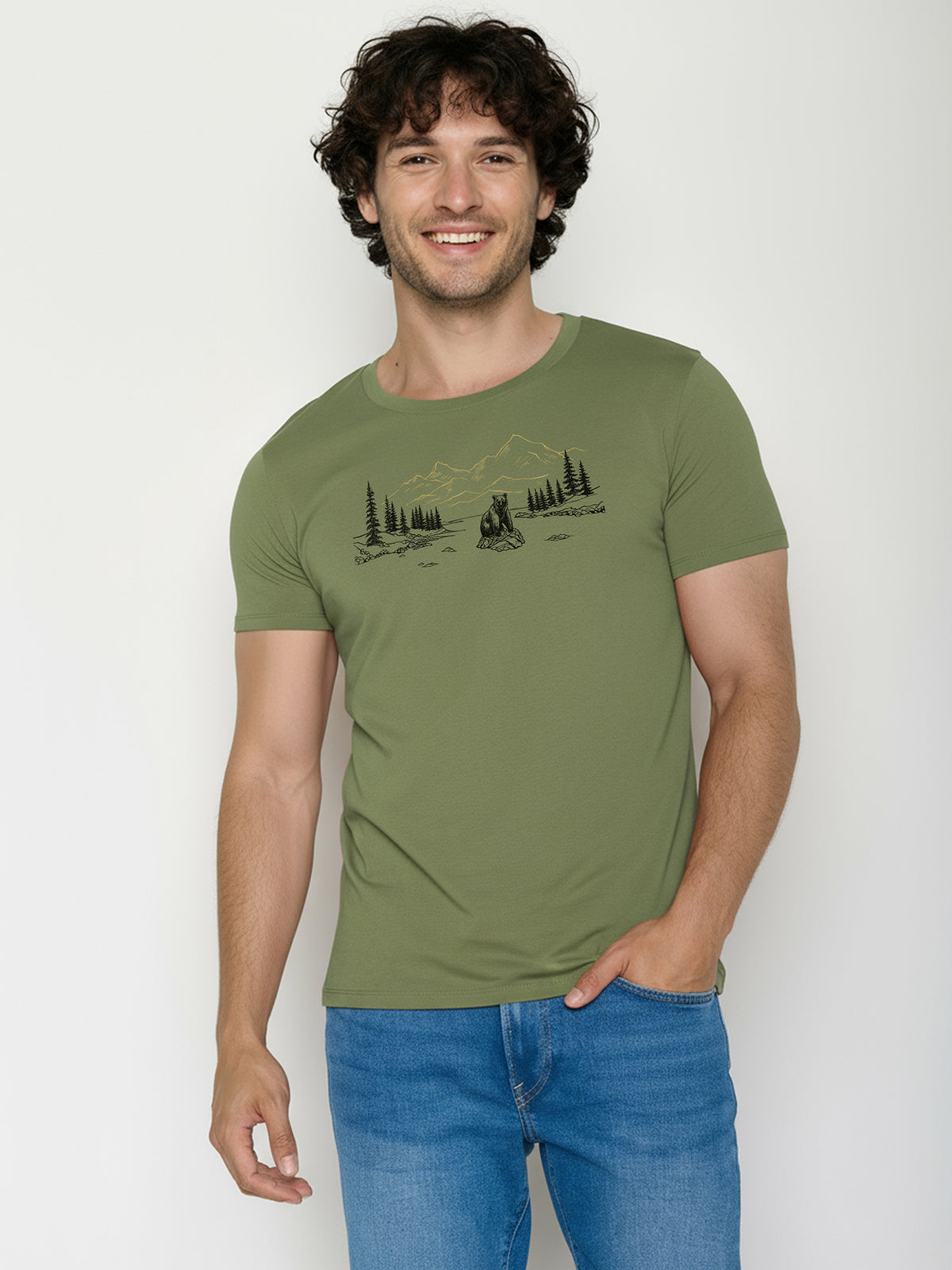 Dark Seed: Sportliches T-Shirt aus Bio-Baumwolle für Herren [26061]