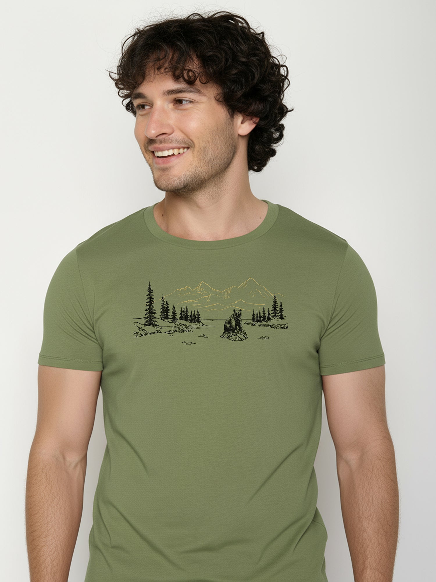 Dark Seed: Sportliches T-Shirt aus Bio-Baumwolle für Herren [26062]