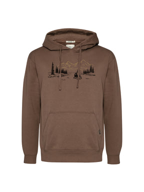 Earth Wood: Gemütlicher Hoodie aus Bio-Baumwolle für Herren [26070]