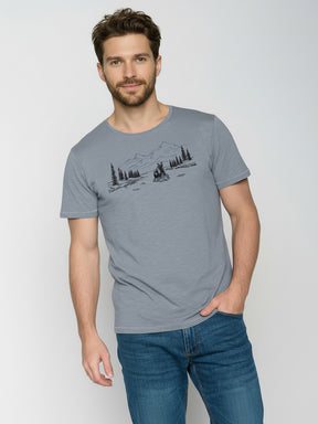 Sea Smoke: Sportliches T-Shirt aus Bio-Baumwolle für Herren [26076]