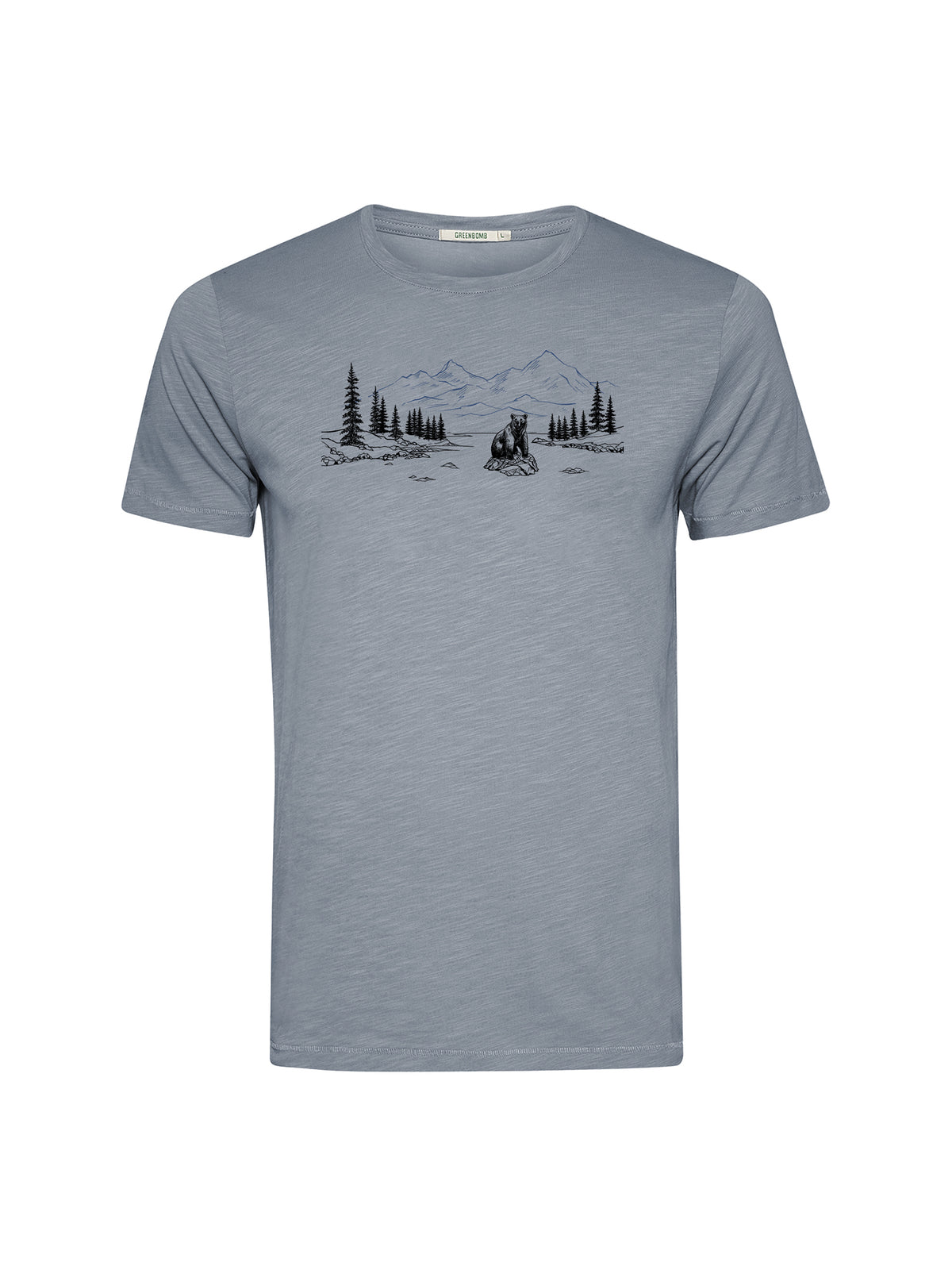 Sea Smoke: Sportliches T-Shirt aus Bio-Baumwolle für Herren [26080]