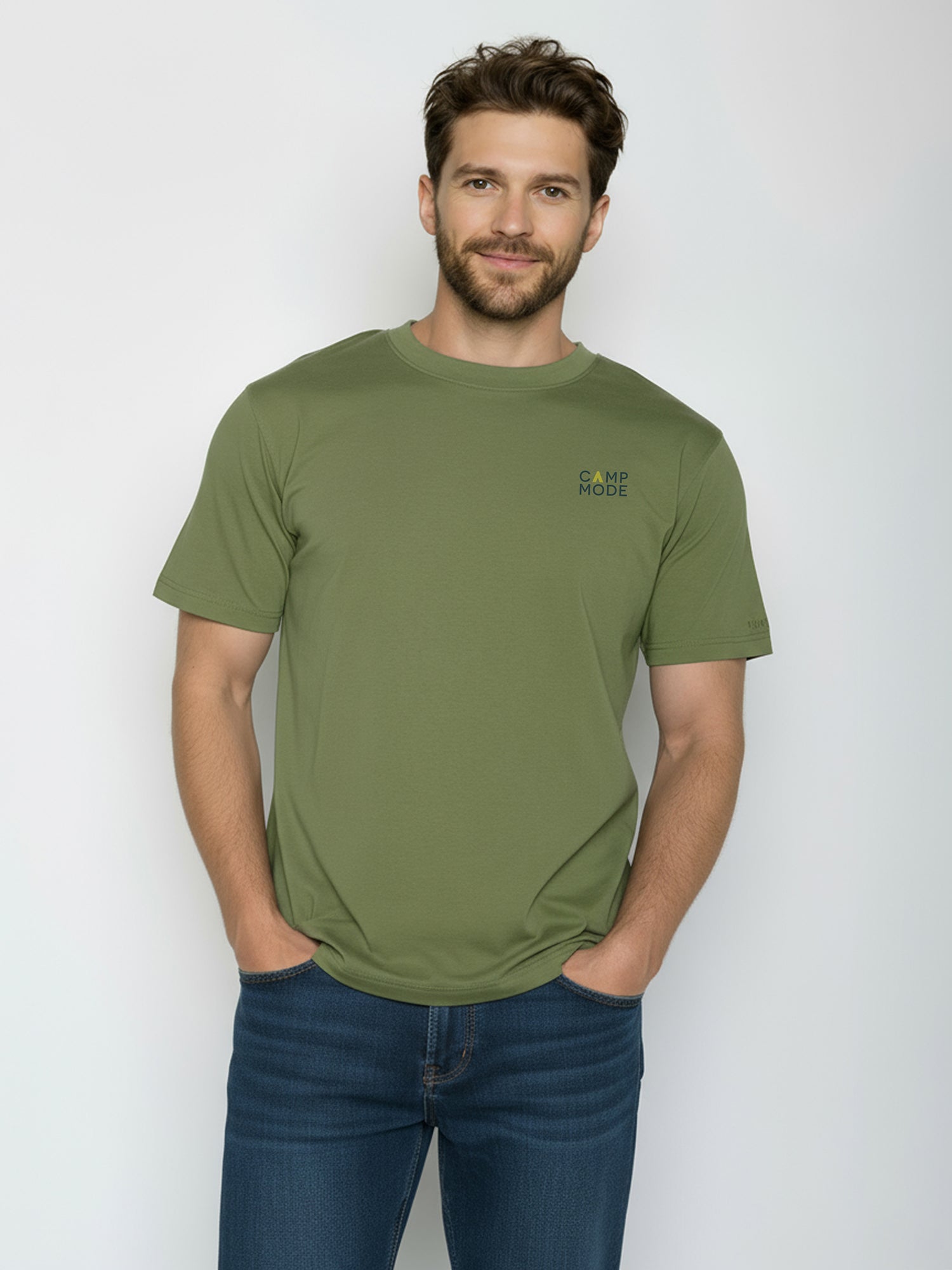 Dark Seed: Lässiges Oversize-T-Shirt aus Bio-Baumwolle für Herren [26081]