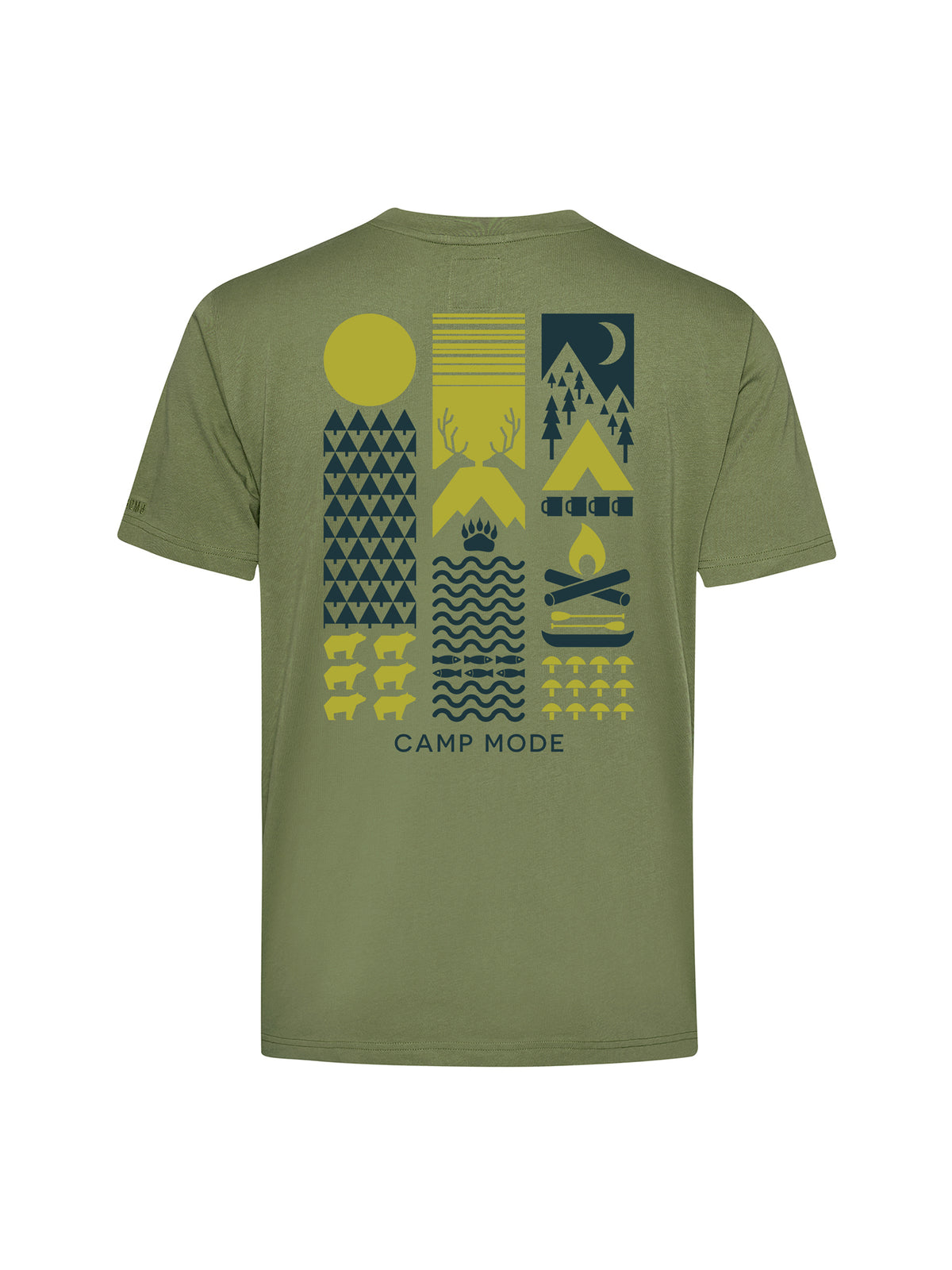 Dark Seed: Lässiges Oversize-T-Shirt aus Bio-Baumwolle für Herren [26085]