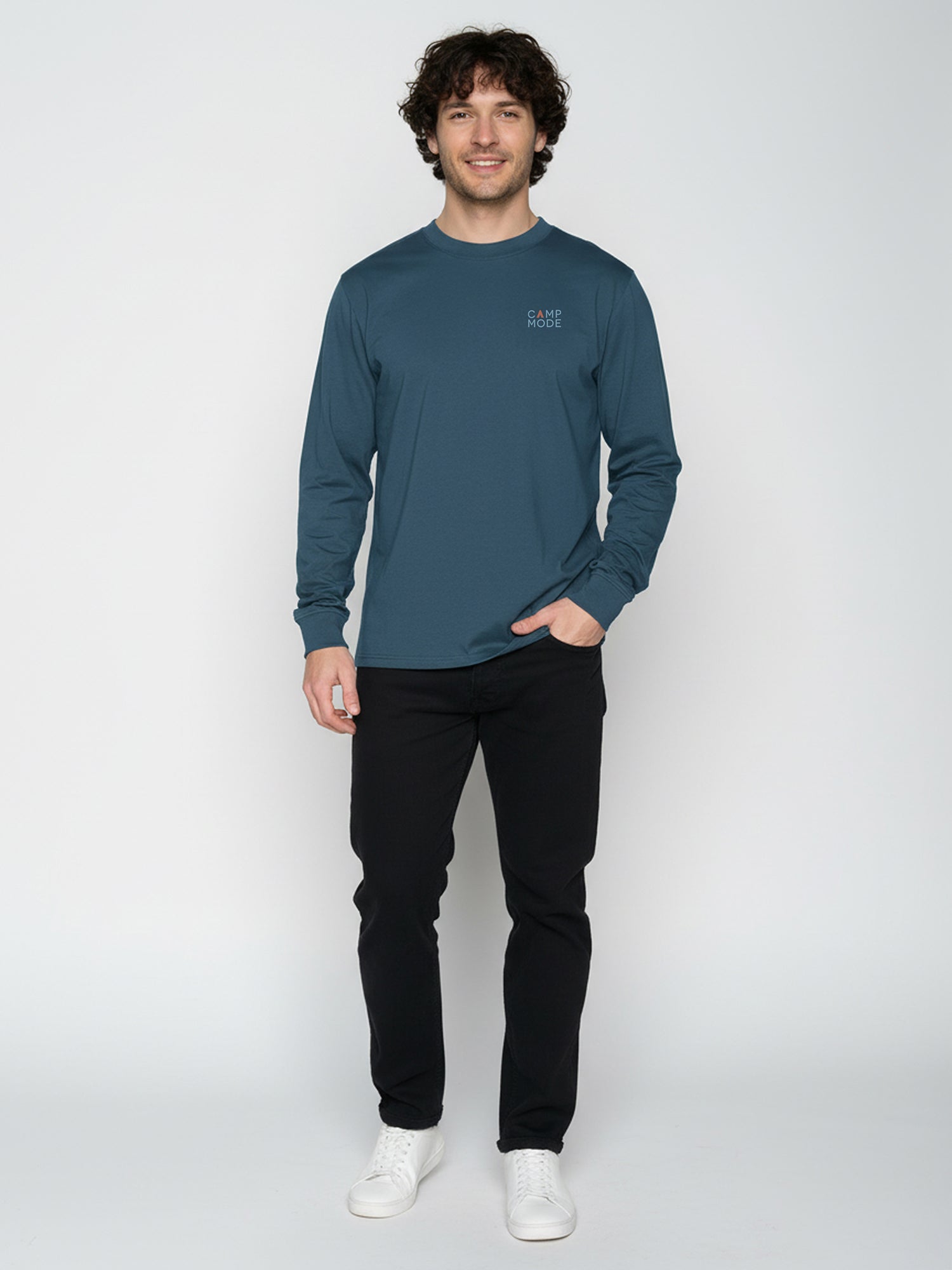 Blue Pine: Sportliches Longsleeve für Herren [26089]