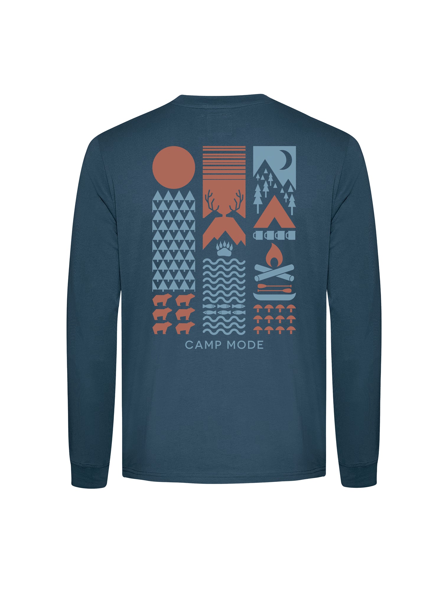 Blue Pine: Sportliches Longsleeve für Herren [26091]