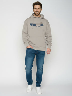 Sandstone: Gemütlicher Hoodie aus Bio-Baumwolle für Herren [26095]