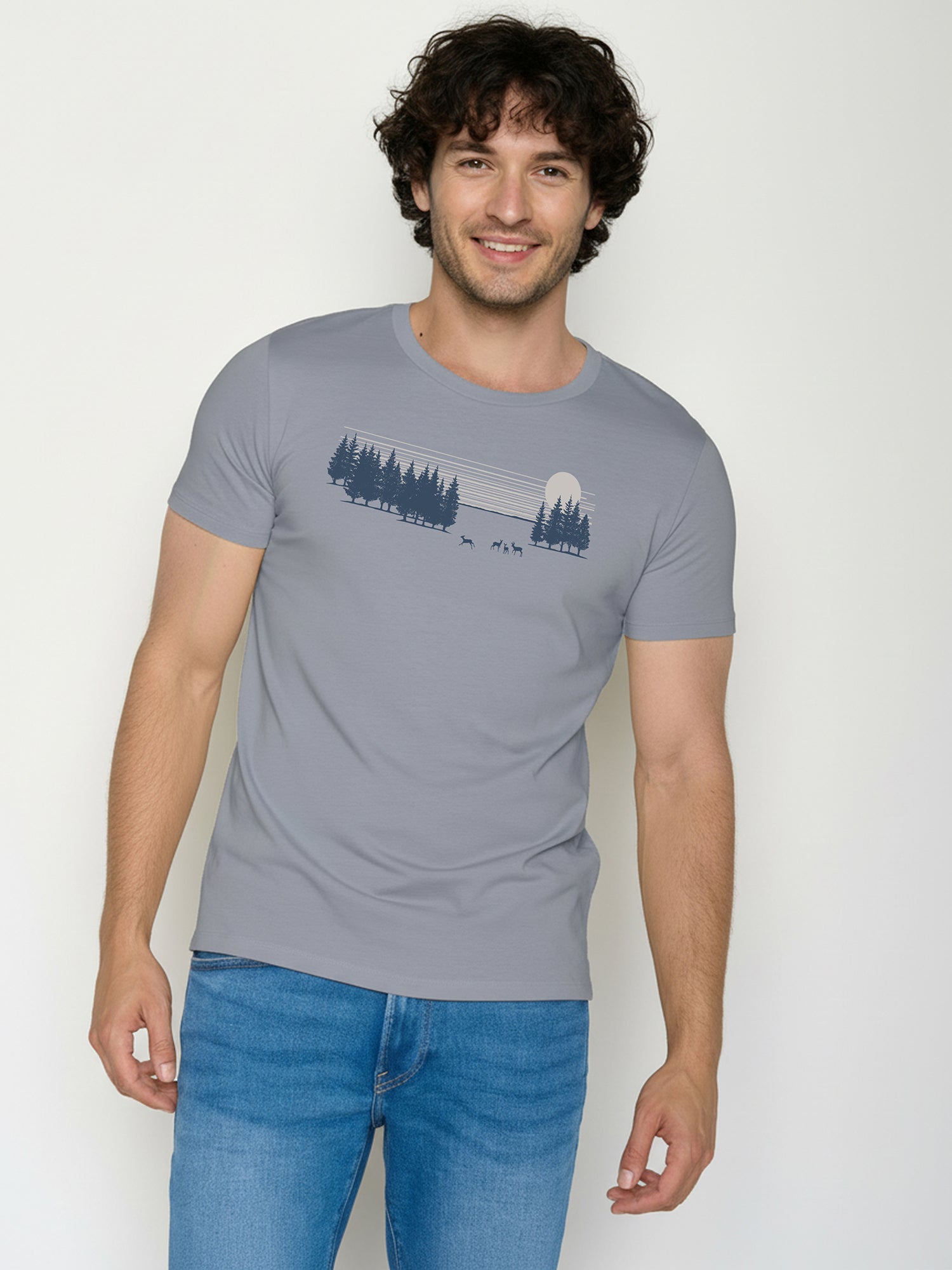 Sea Smoke: Sportliches T-Shirt aus Bio-Baumwolle für Herren [26098]