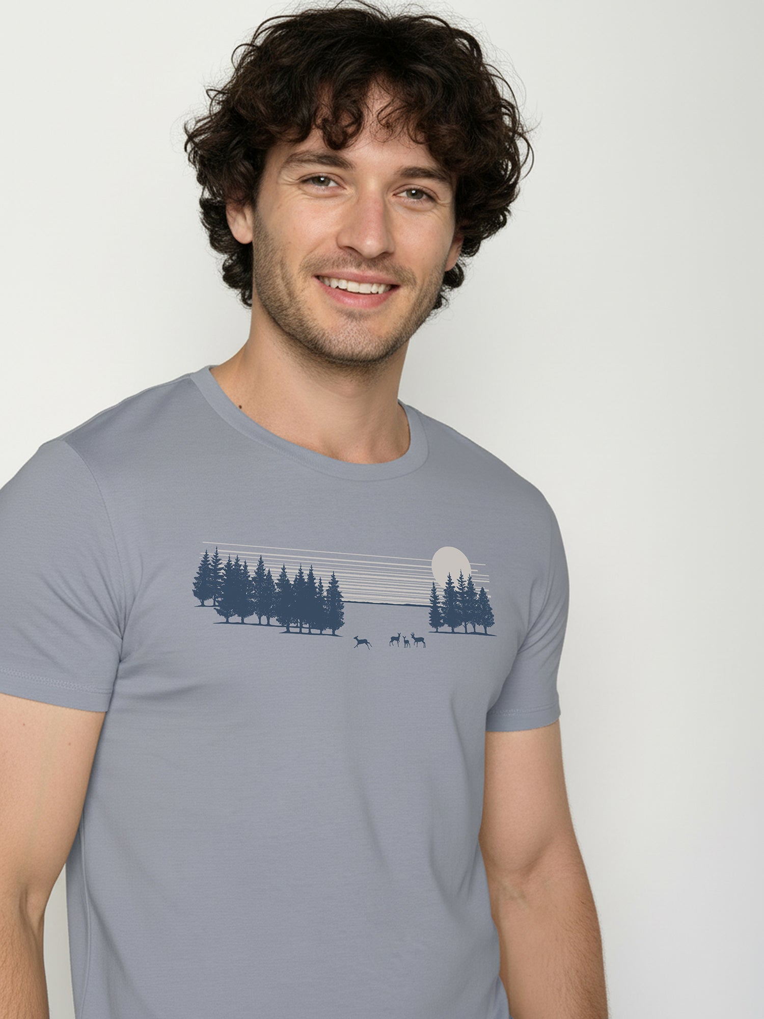 Sea Smoke: Sportliches T-Shirt aus Bio-Baumwolle für Herren [26099]