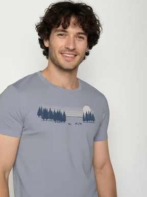 Sea Smoke: Sportliches T-Shirt aus Bio-Baumwolle für Herren [26099]