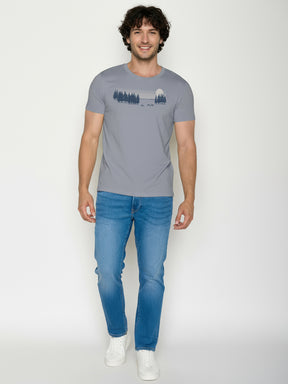 Sea Smoke: Sportliches T-Shirt aus Bio-Baumwolle für Herren [26100]