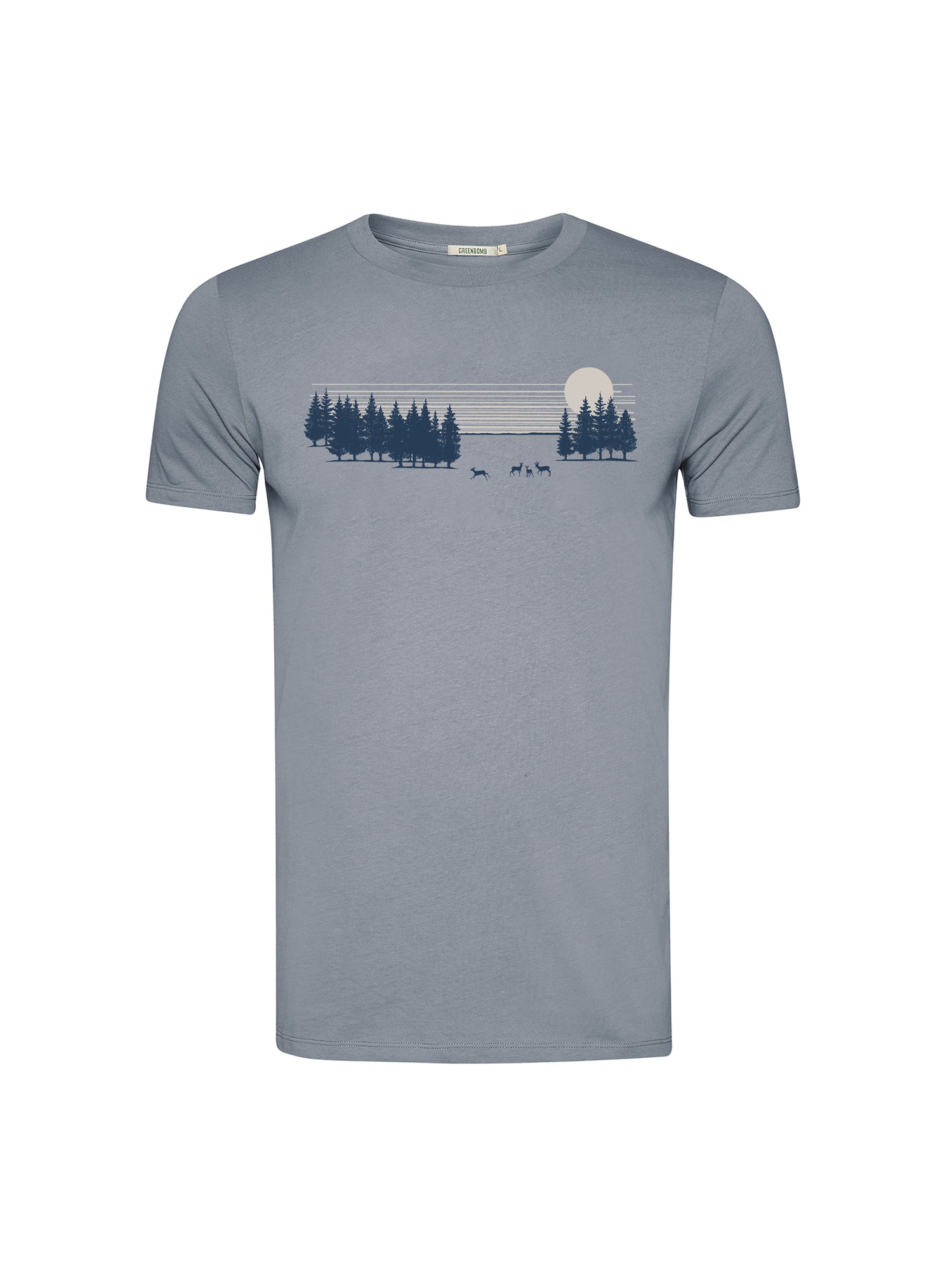 Sea Smoke: Sportliches T-Shirt aus Bio-Baumwolle für Herren [26102]