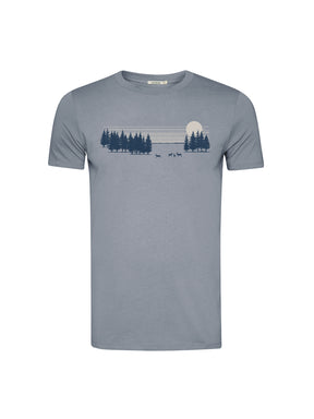 Sea Smoke: Sportliches T-Shirt aus Bio-Baumwolle für Herren [26102]