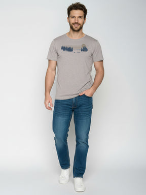 Sandstone: Sportliches T-Shirt aus Bio-Baumwolle für Herren [26110]