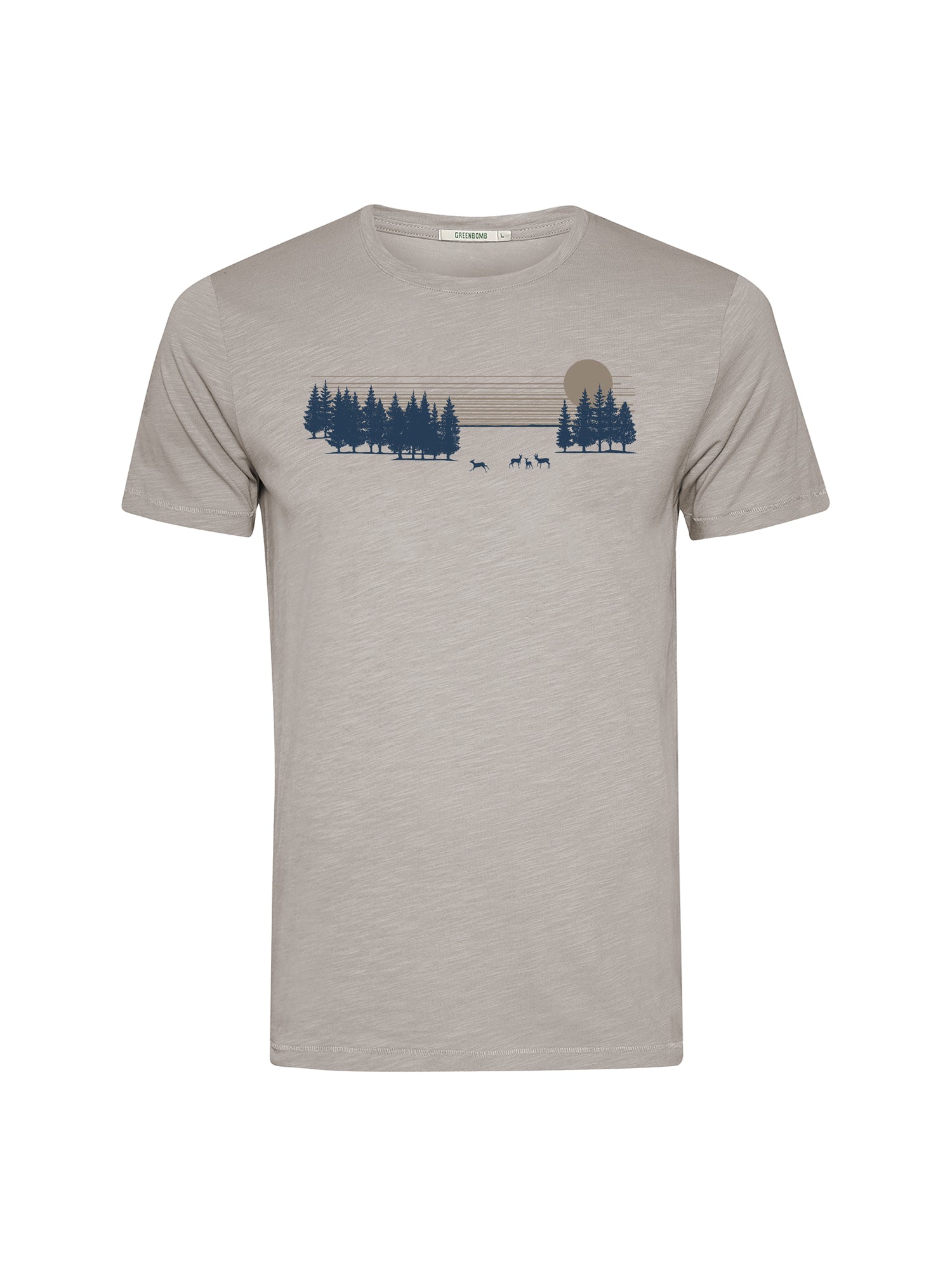 Sandstone: Sportliches T-Shirt aus Bio-Baumwolle für Herren [26112]